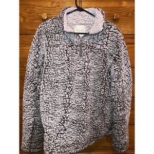 Pullover Sherpa Quarter Zip!